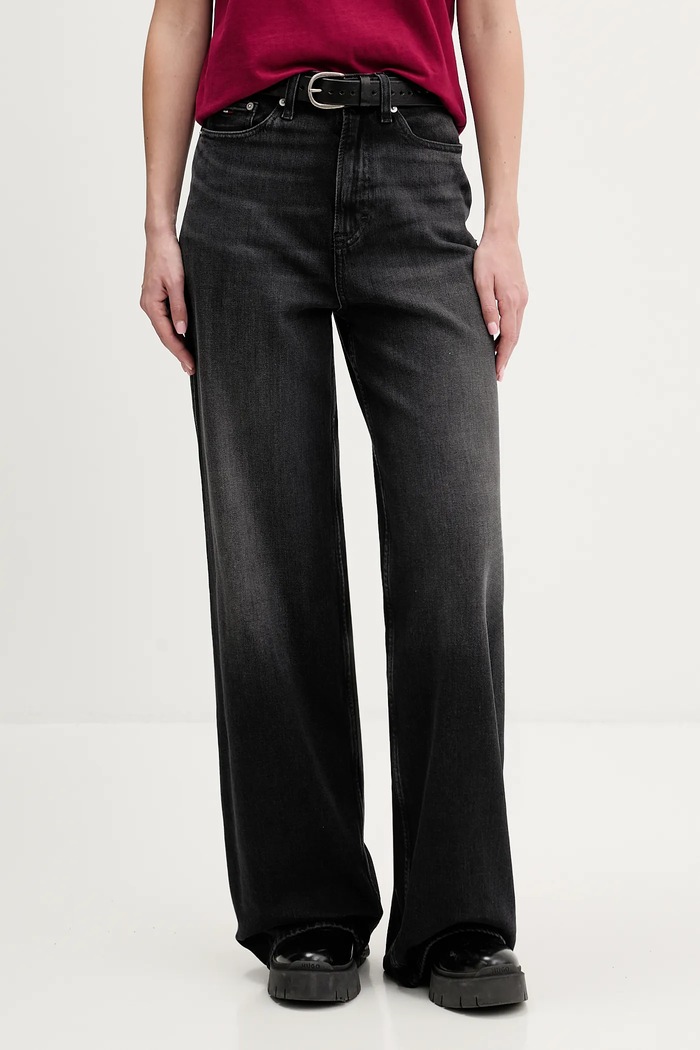 Τζιν παντελόνι Tommy Jeans Planet friendly μαύρο DW0DW22453