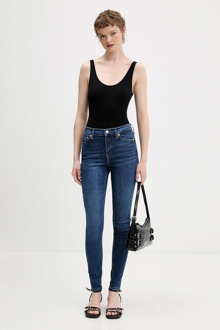 Τζιν παντελόνι Tommy Jeans DW0DW22455 σκούρο μπλε SS26