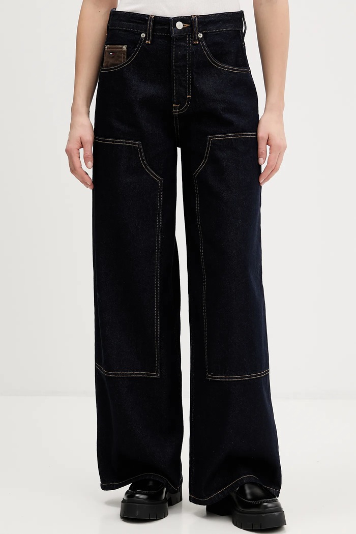 Kavbojke Tommy Jeans mornarsko modra DW0DW22550