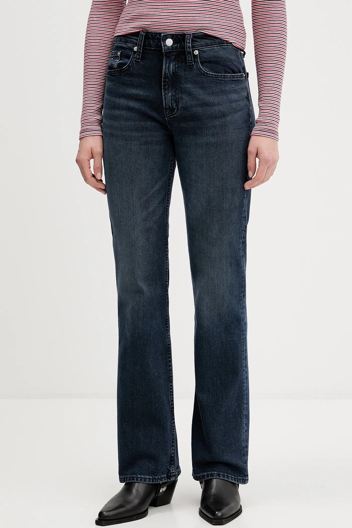 Kavbojke Tommy Jeans Prijazno od planeta mornarsko modra DW0DW22626