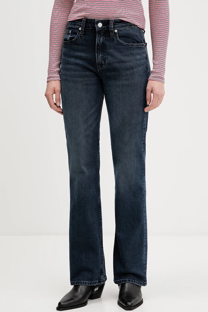 Kavbojke Tommy Jeans Prijazno od planeta mornarsko modra DW0DW22626