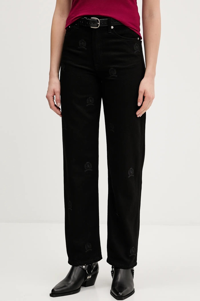 Τζιν παντελόνι Tommy Jeans Planet friendly μαύρο DW0DW22731