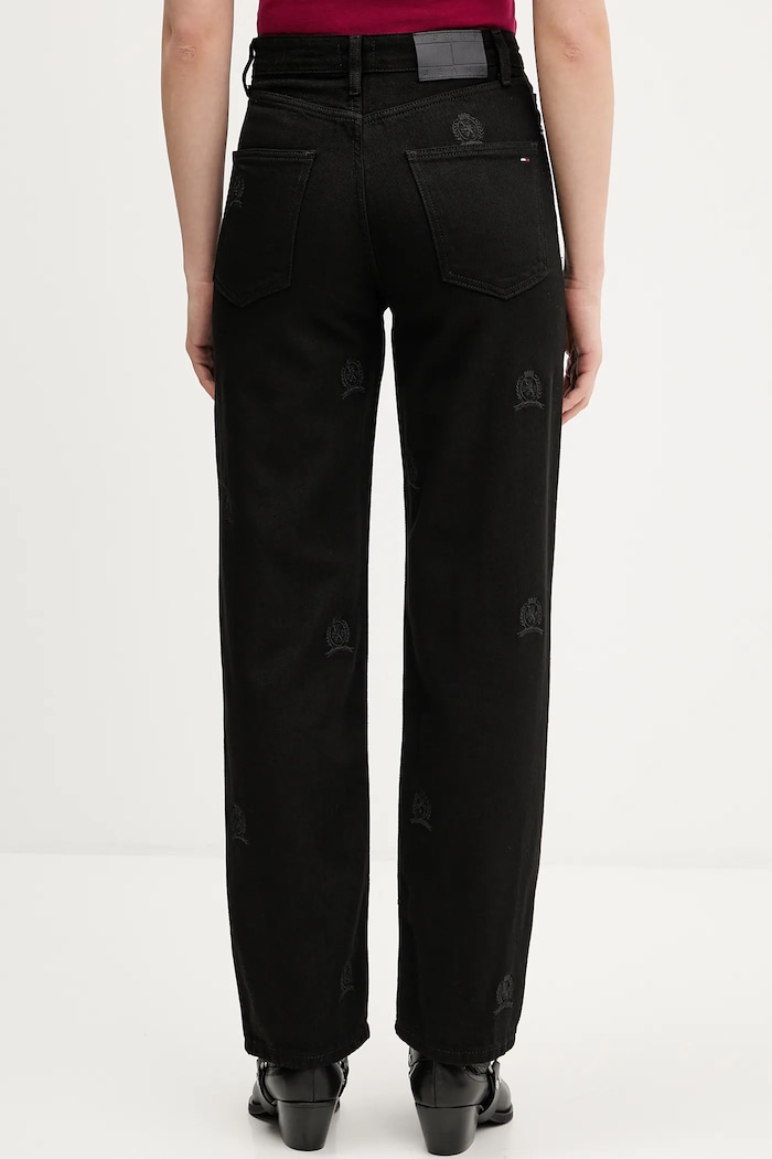 Ρούχα Τζιν παντελόνι Tommy Jeans DW0DW22731 μαύρο