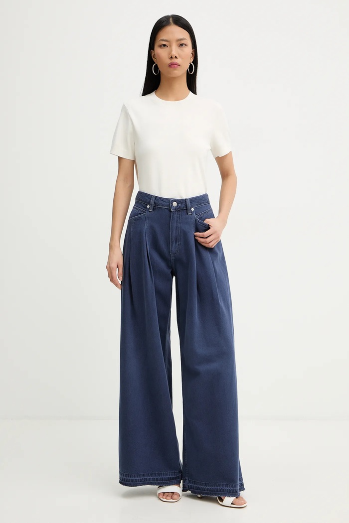 Τζιν παντελόνι BOSS Orange C SLOUCHY 2PL MR 50552533 σκούρο μπλε SS26