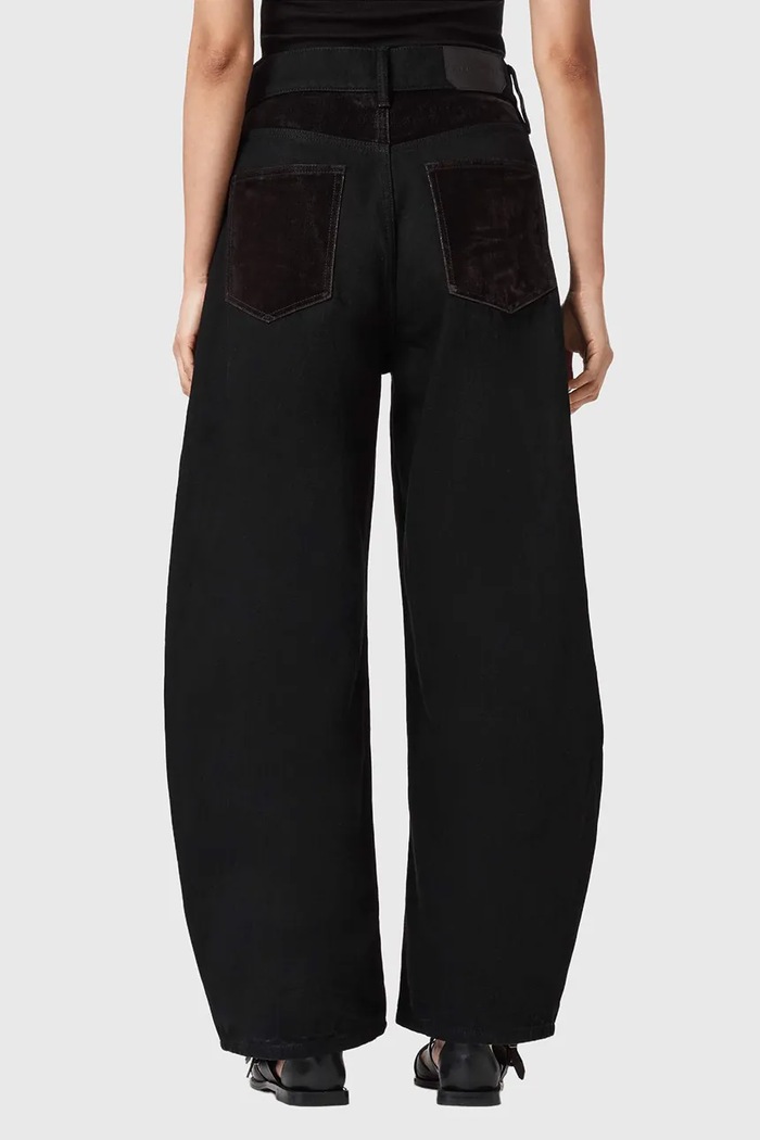 Rifle AllSaints W073ED čierna SS26