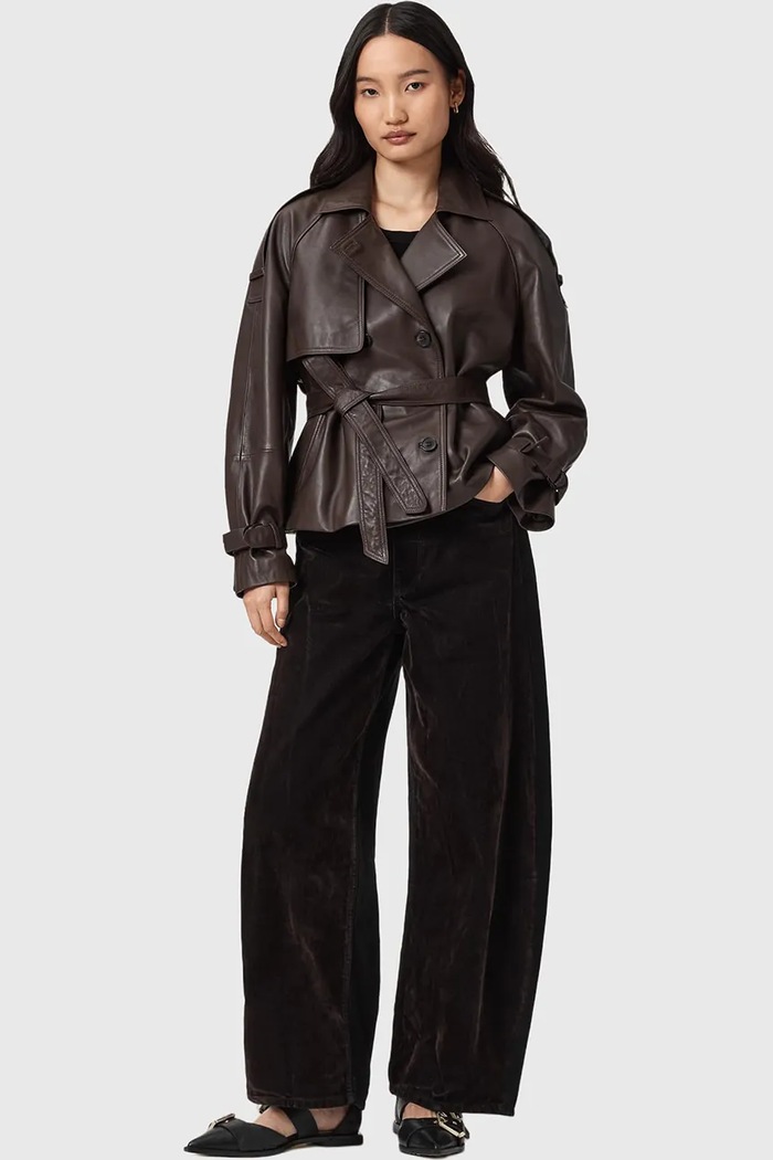 Oblečenie Rifle AllSaints W073ED čierna