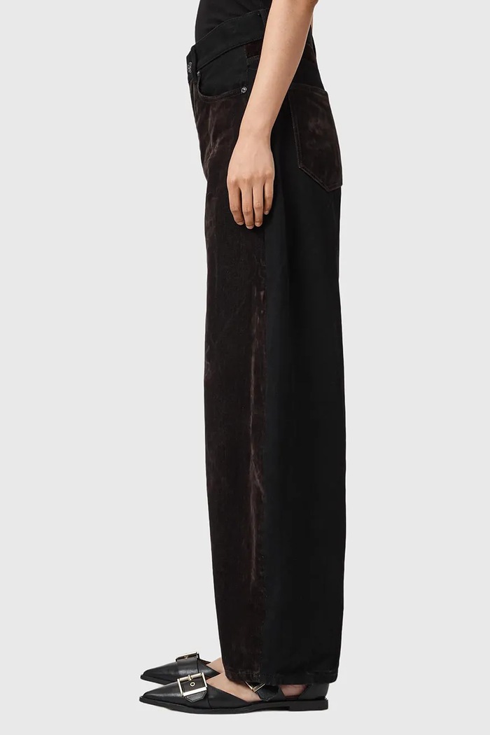 Rifle AllSaints W073ED čierna