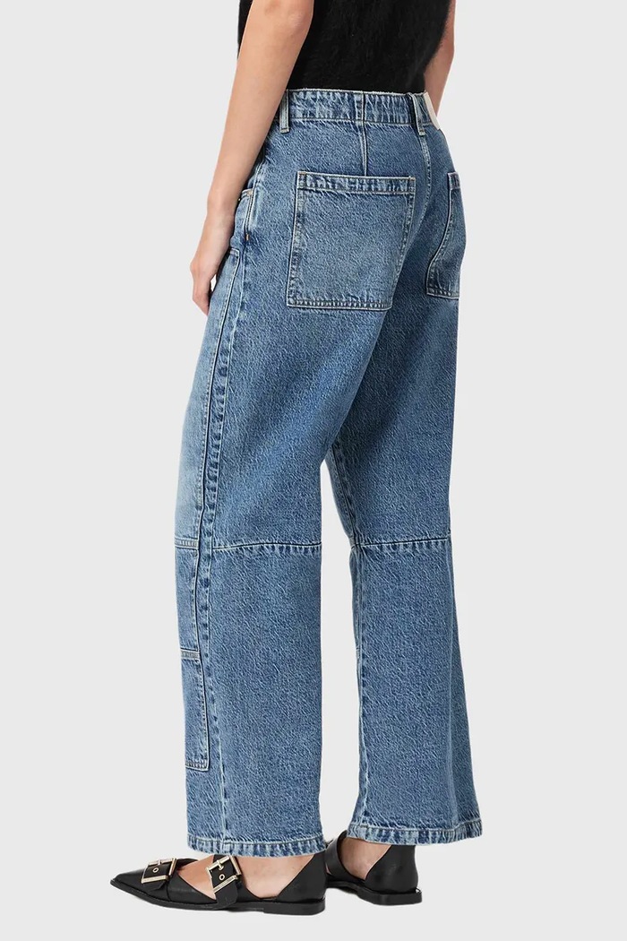 AllSaints jeans W041EE albastru SS26