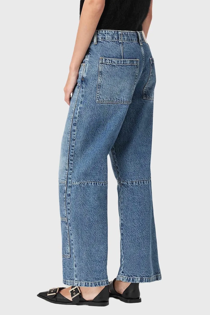 AllSaints jeans W041EE albastru SS26