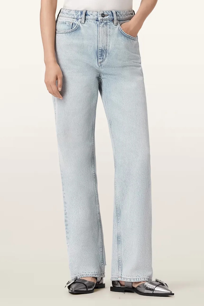 Дънки AllSaints Planet friendly син W085ED
