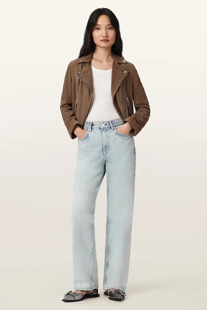 Дънки AllSaints син W085ED