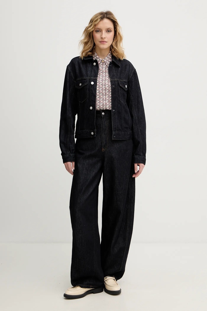 Džíny Tommy Hilfiger WW0WW47683 námořnická modř SS26