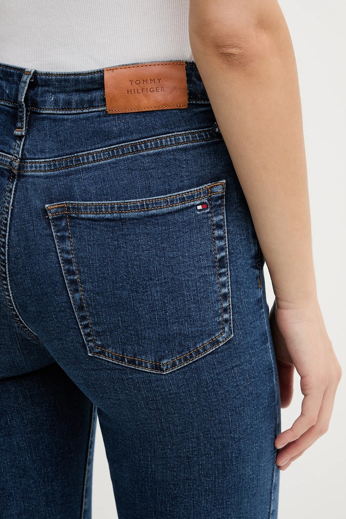 Džíny Tommy Hilfiger námořnická modř WW0WW47689