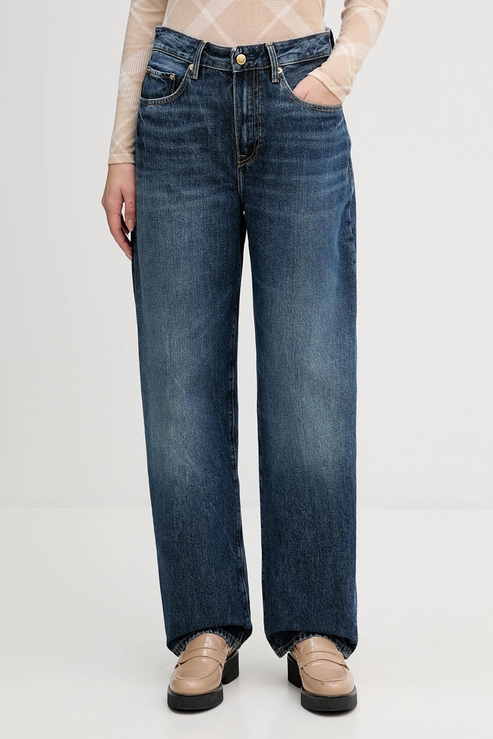 Džíny Tommy Hilfiger Planet friendly modrá WW0WW47692
