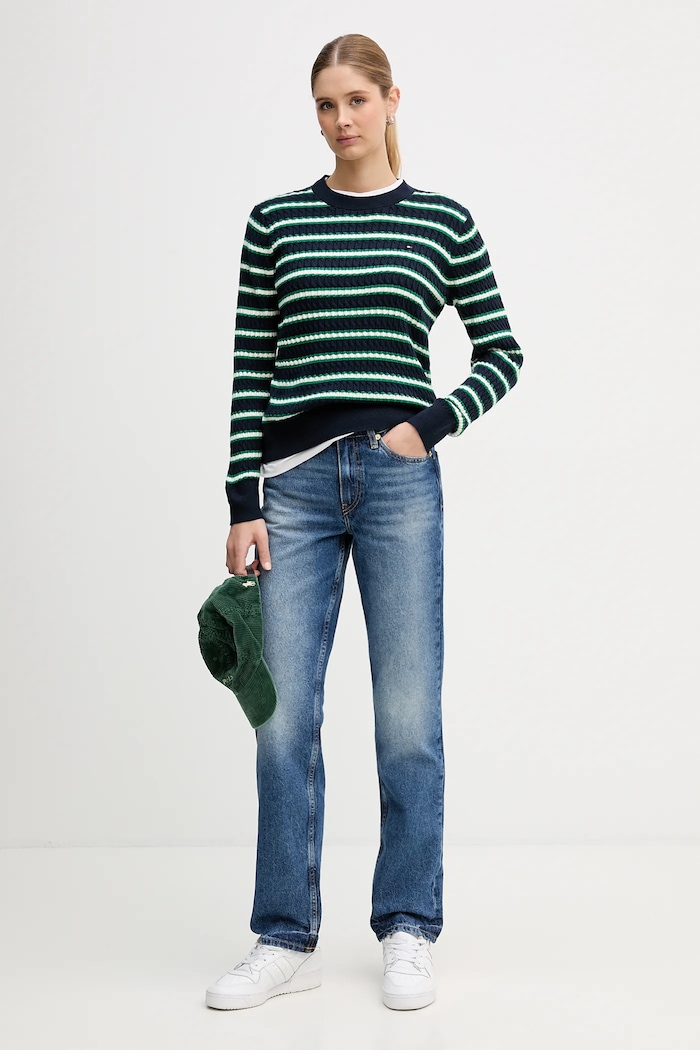 Τζιν παντελόνι Tommy Hilfiger WW0WW47700 μπλε SS26