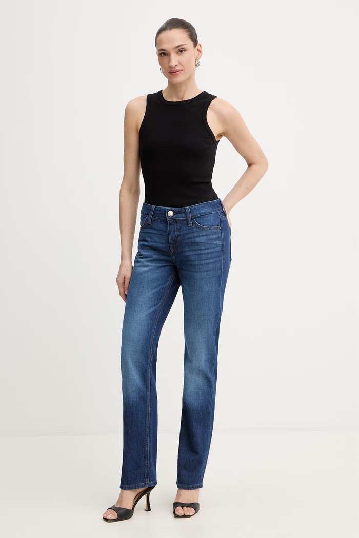 Guess jeansy NICKY W6RA3M.D6831 granatowy SS26