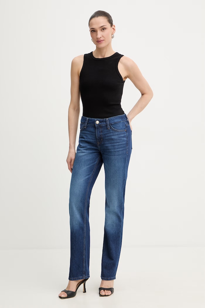 Guess jeansy NICKY W6RA3M.D6831 granatowy SS26