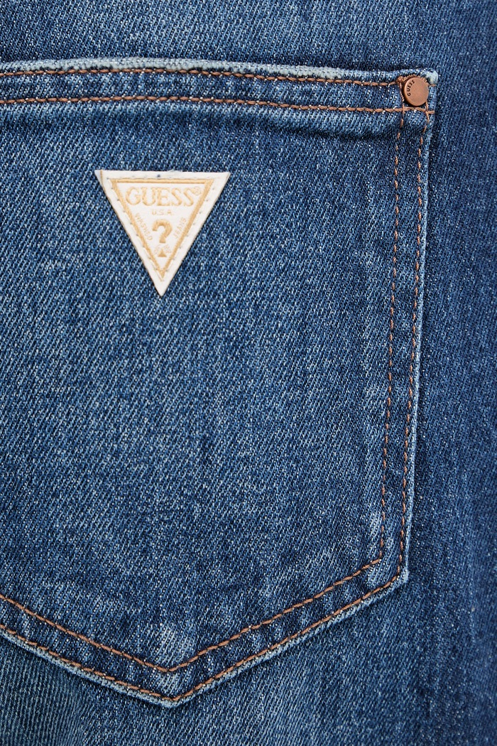 Guess blugi straight pentru femei bleumarin W6RA33.D6831