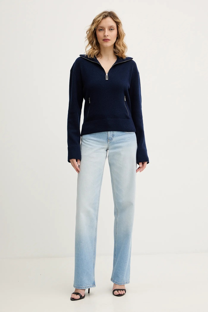 Džíny Victoria Beckham 1126DJE007075A modrá SS26