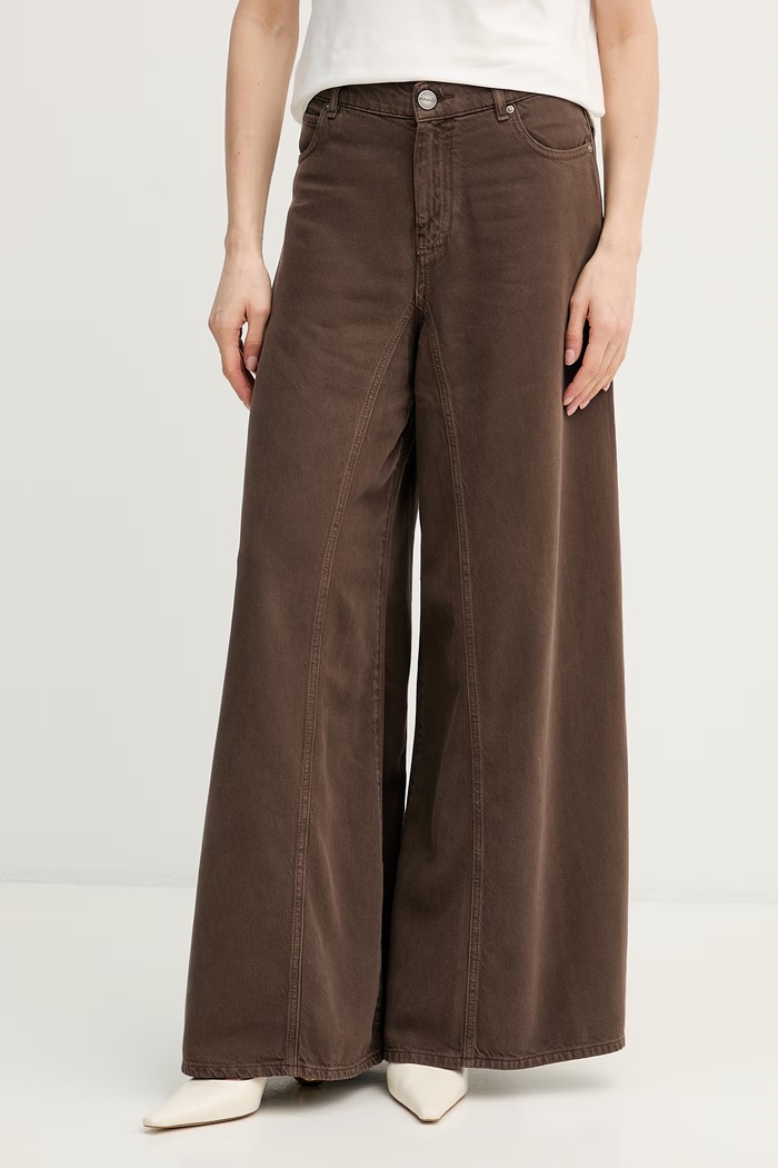 Pinko Τζιν relaxed fit Γυναικεία καφέ 106228.A32P