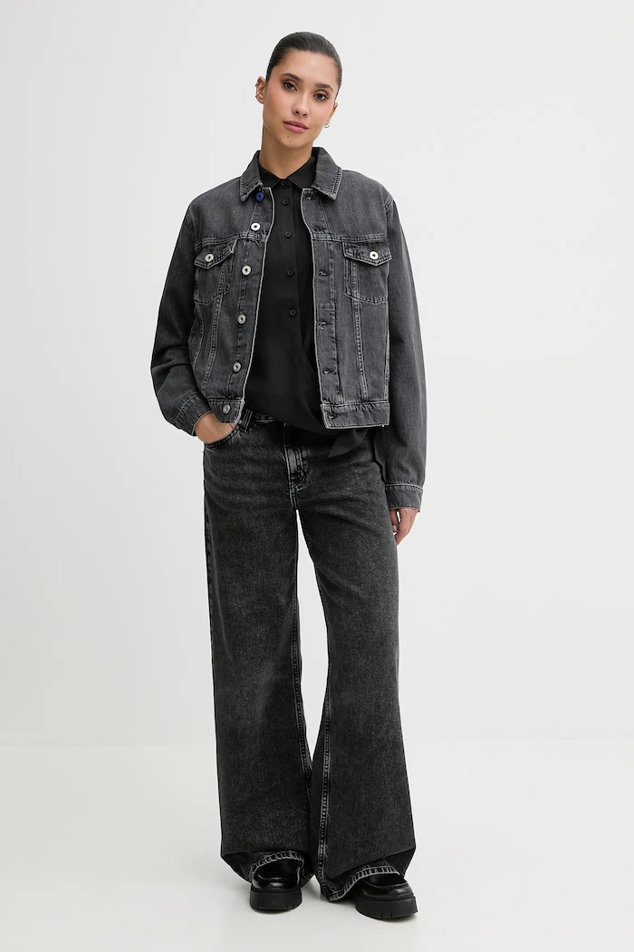 Дънки Karl Lagerfeld Jeans B1W10060 черен SS26