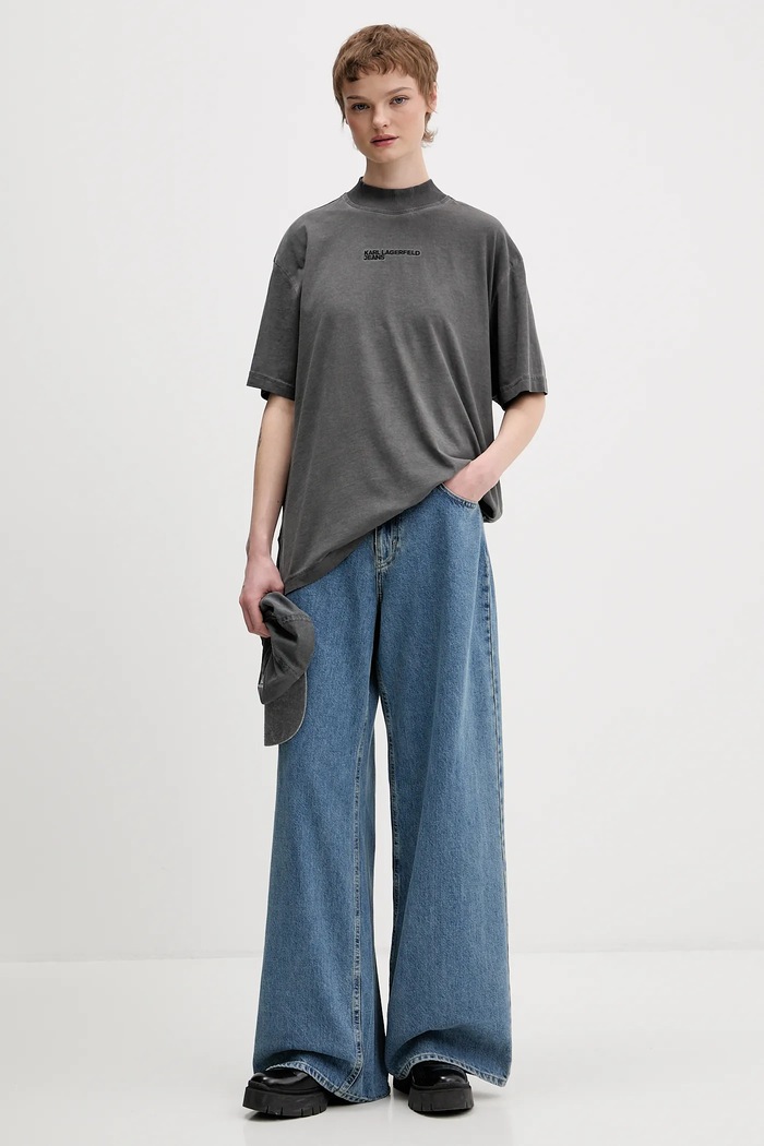 Karl Lagerfeld Jeans blugi B1W10079 albastru SS26