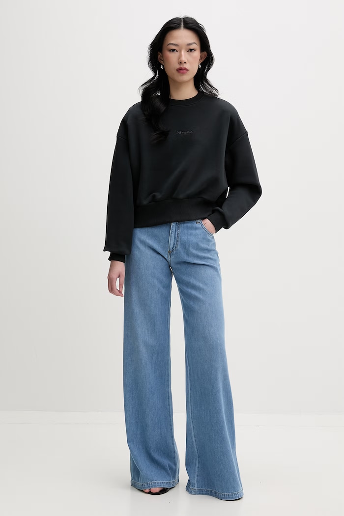 ERMANNO Firenze wide leg džíny dámské D48EP040EJ4 modrá SS26