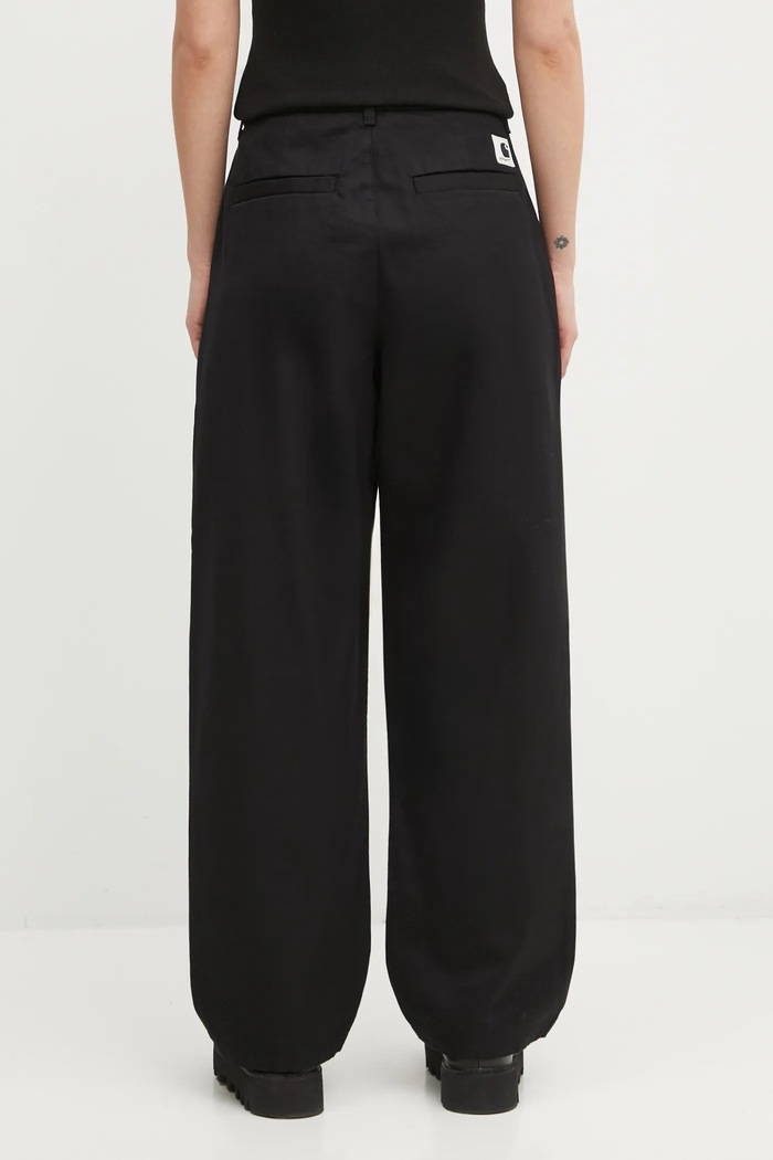 Clothing Carhartt WIP cotton trousers W Brady Pant I036328.8902 black