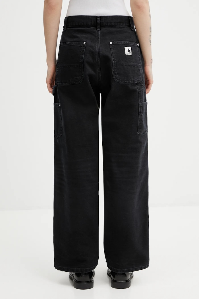 Одежда Джинсы Carhartt WIP W Brandon Double Knee Pant I036352.89B7 чёрный