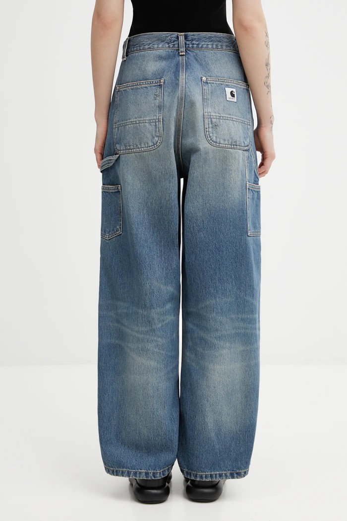 Одяг Джинси Carhartt WIP W Brandon Double Knee Pant I036323.01B7 блакитний