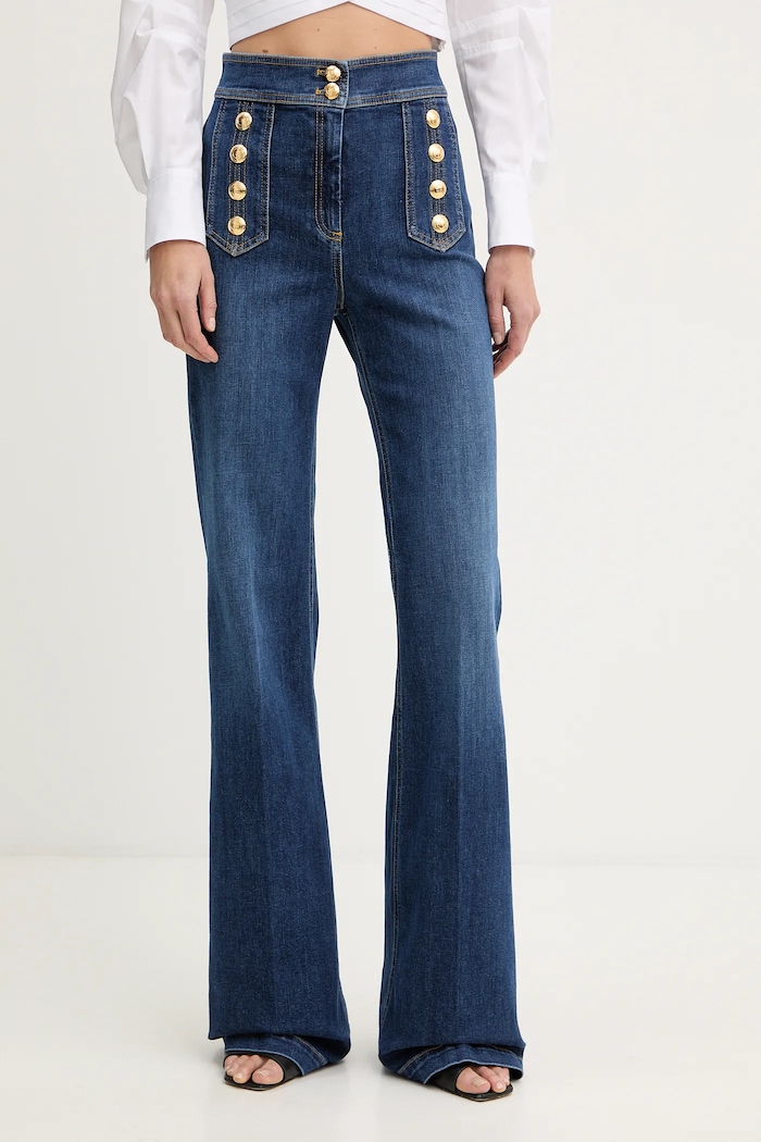 Elisabetta Franchi jeans albastru PJ19D61E2