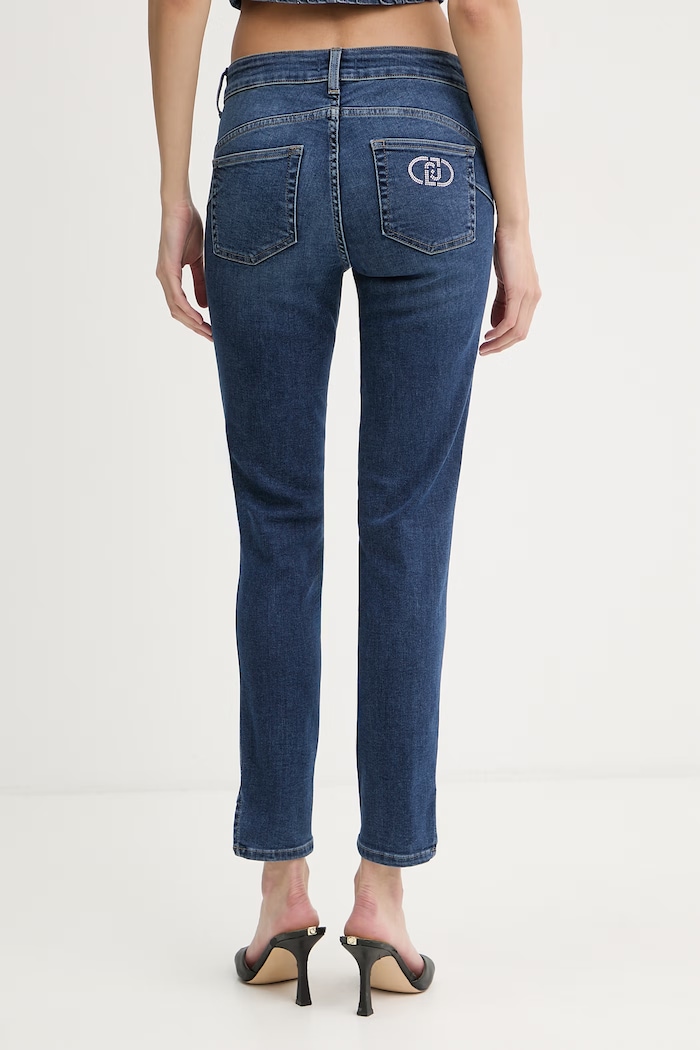 Ruházat Liu Jo skinny női farmer UA6012.DS085 sötétkék