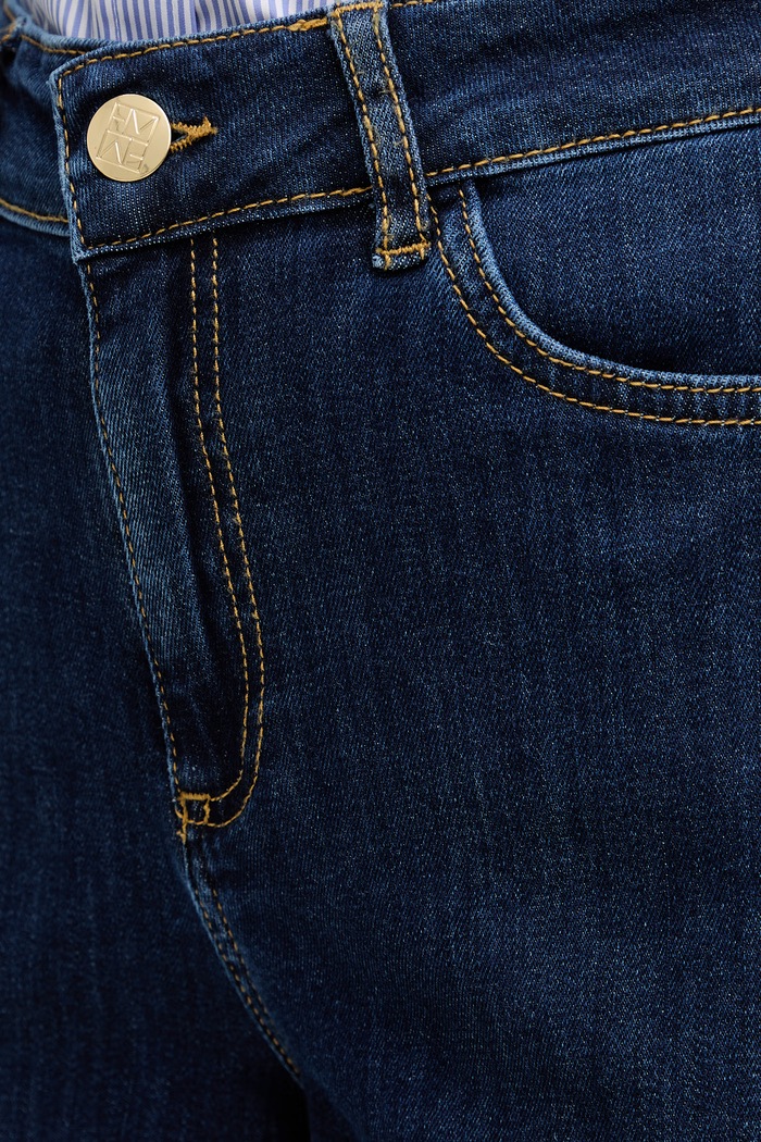 Marella pantaloni scurți pentru femei, din denim Emme by Marella albastru 2615181131200