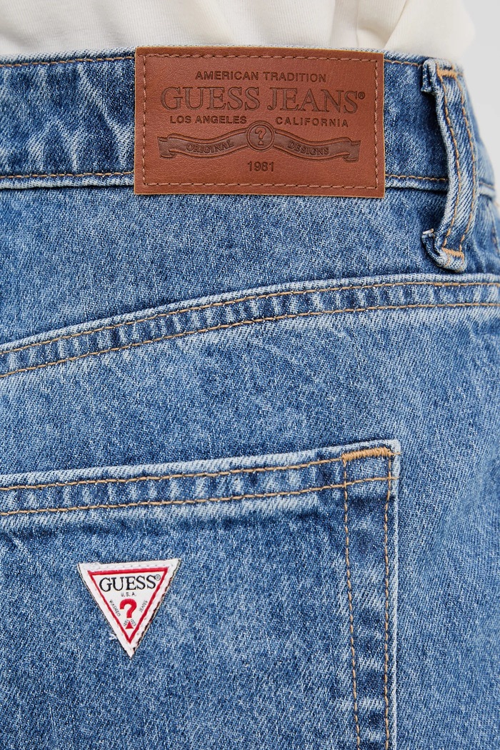 Τζιν παντελόνι Guess Jeans μπλε W5YA0D.D6331