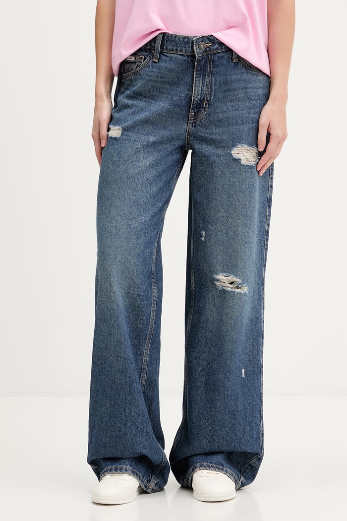 Rifle Guess Jeans modrá W5YA0Y.D6362