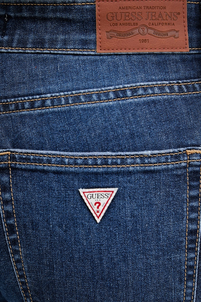 Guess Jeans rifle straight dámske tmavomodrá W5YA98.D6328