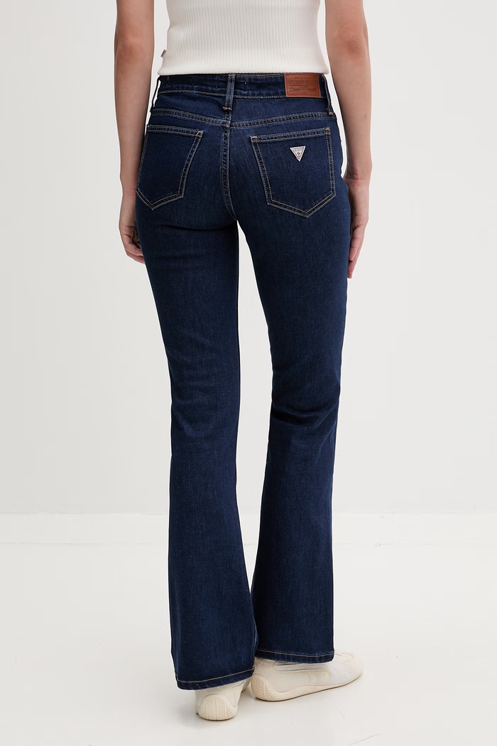 Oblečenie Guess Jeans dámske bootcut jeans W6RA1S.D632B tmavomodrá