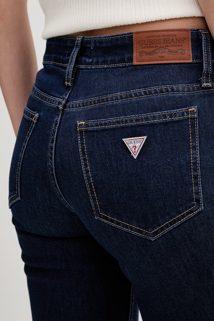 Guess Jeans dámske bootcut jeans tmavomodrá W6RA1S.D632B