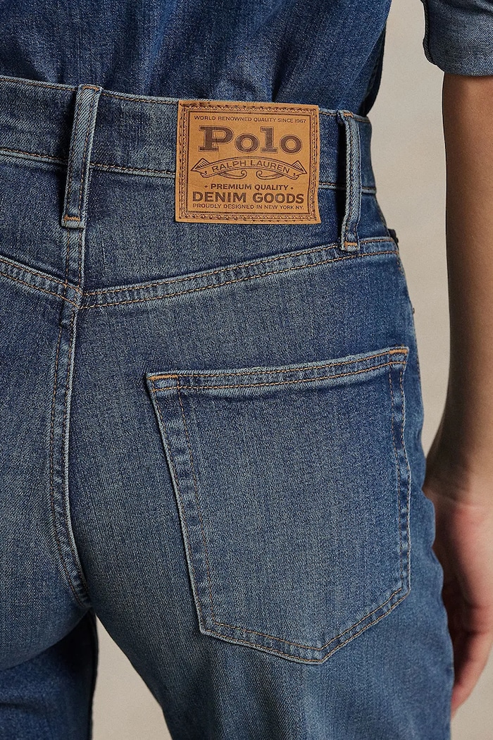 Traperice Polo Ralph Lauren LOW STR DENIM plava 211969392001