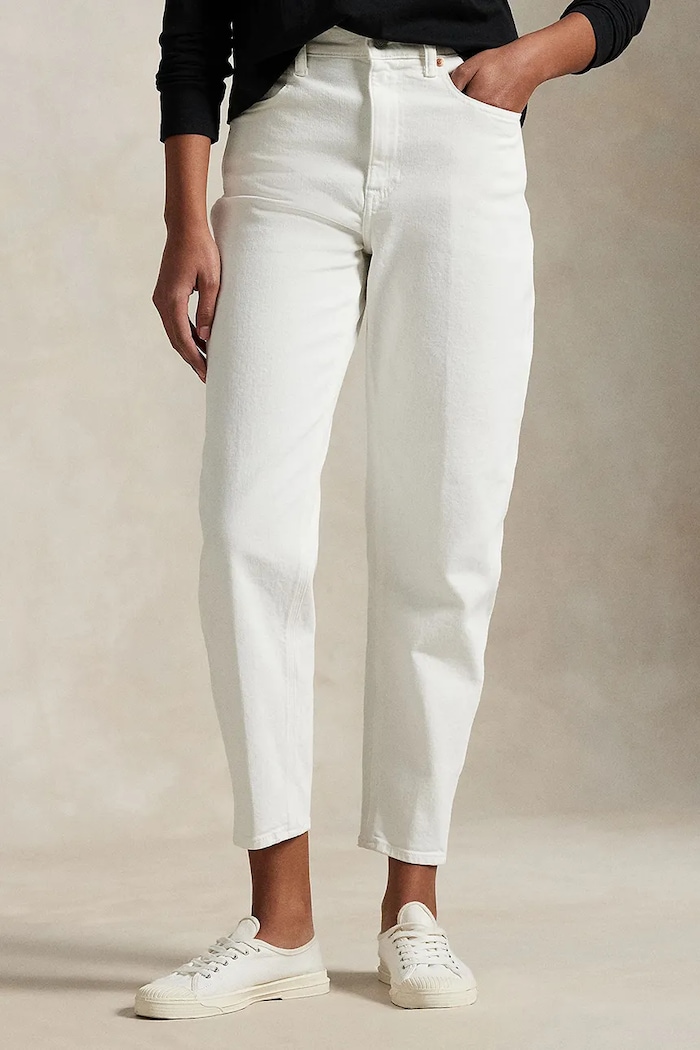 Traperice Polo Ralph Lauren LOW STR DENIM bijela 211969399001