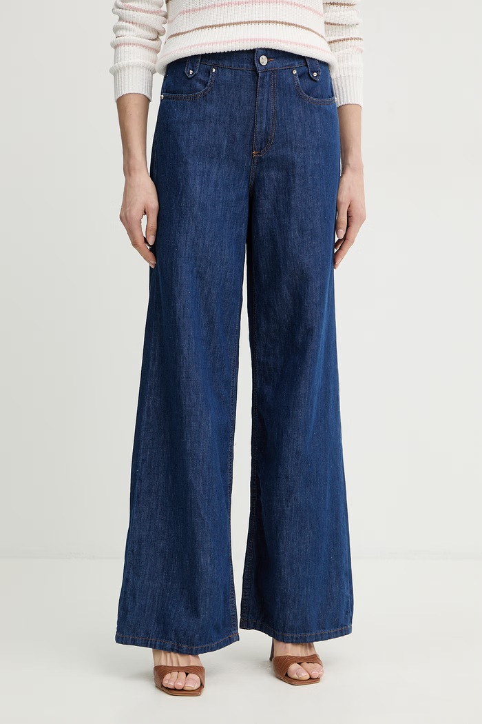 iBlues wide leg džíny dámské NINASUMMER modrá 2617181012200