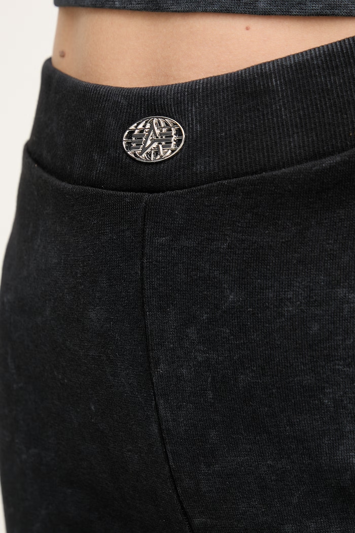 Alpha Industries colanți pentru femei, din bumbac cu elastan World Flared Pant W gri 266020
