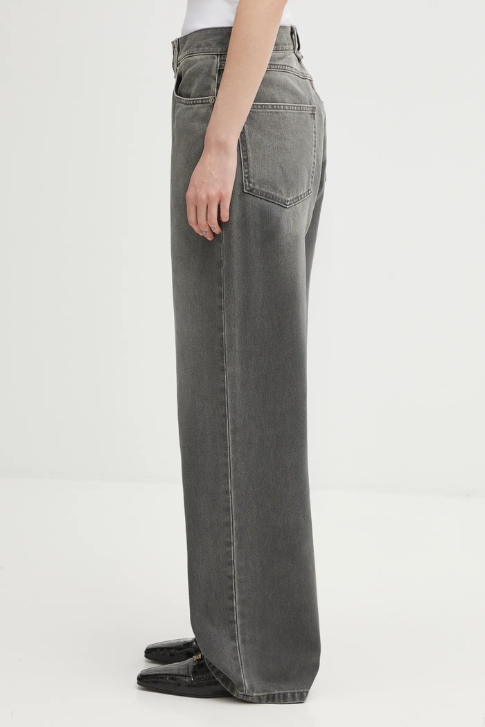 Дънки Axel Arigato Lidia Straight Jeans A3801003 сив SS26