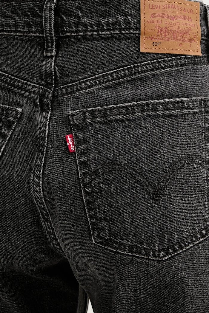 Džíny Levi's 501® CROP černá 36200.0393