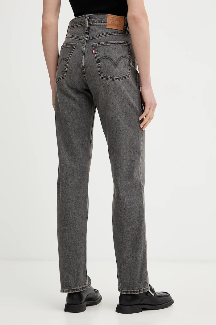 Ρούχα Τζιν παντελόνι Levi's RIBCAGE FULL LENGTH 79078.0051 γκρί