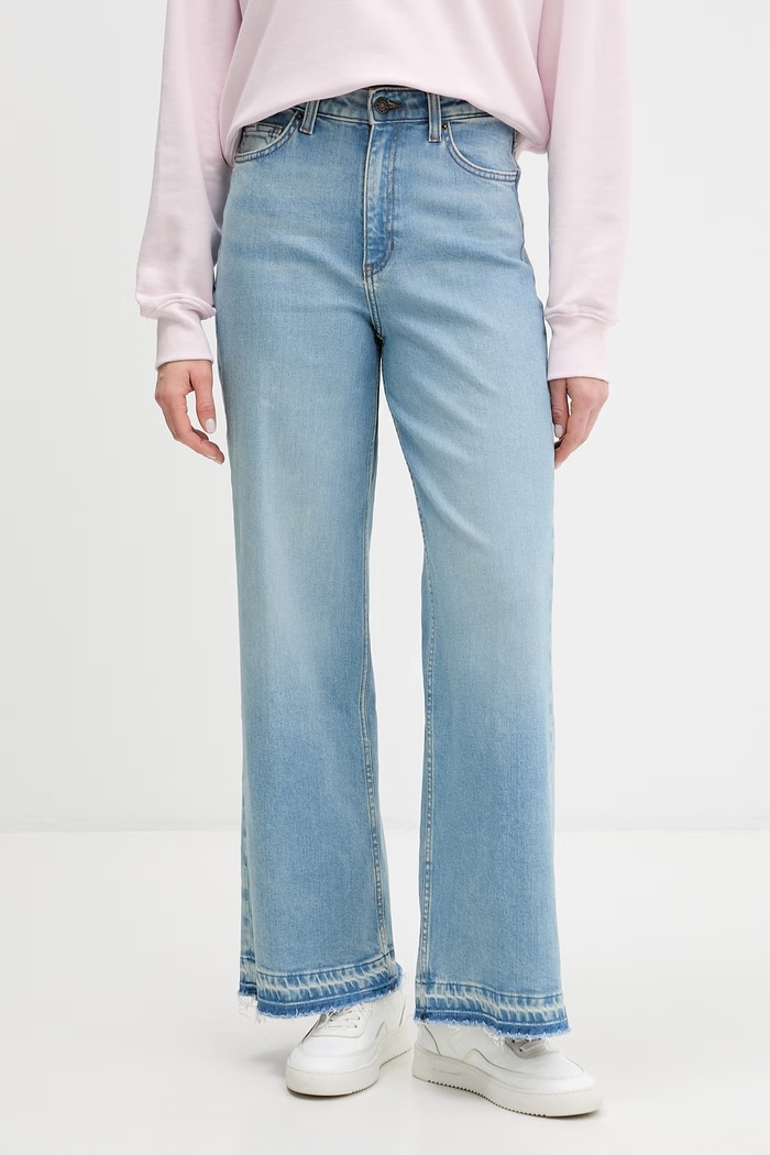 Guess Jeans Τζιν φαρδιάς γραμμής Γυναικεία μπλε W5BA2Z.D5RA4