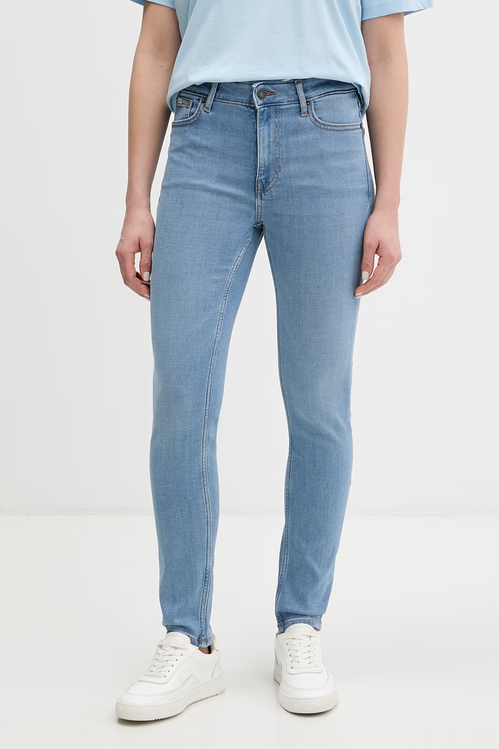 Guess Jeans джинсы skinny для женщин голубой W5YA92.D7043