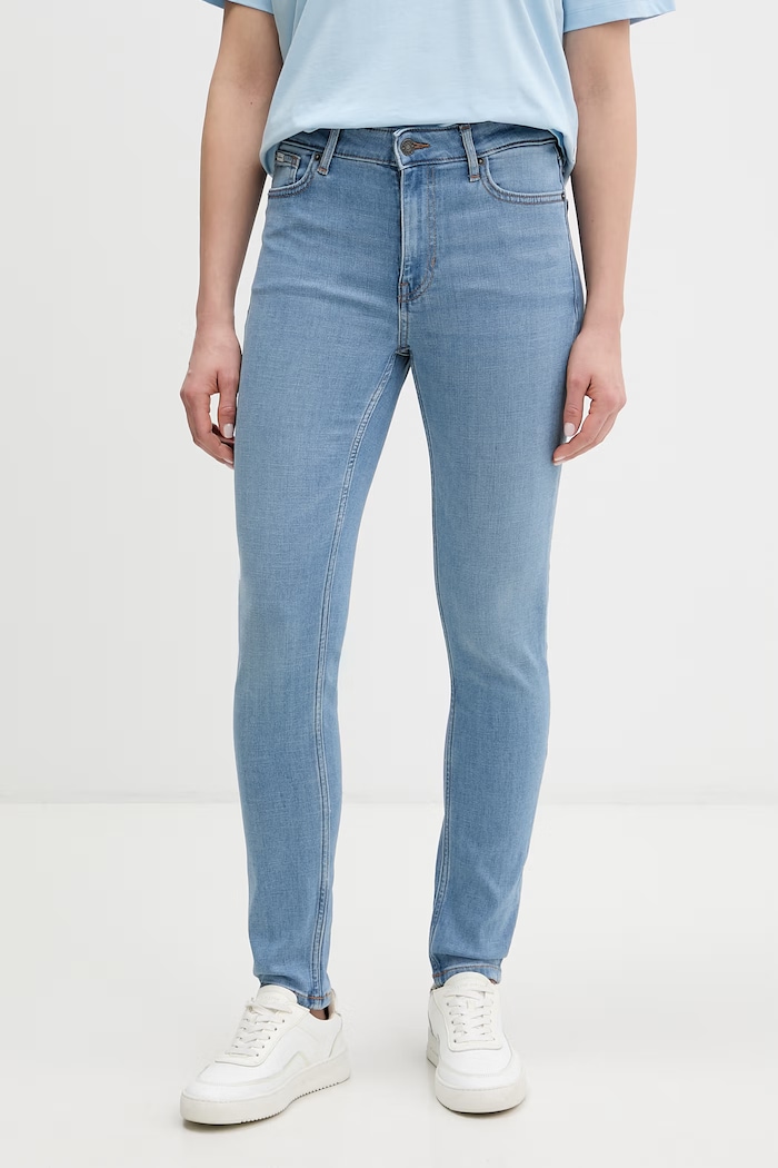 Guess Jeans джинсы skinny для женщин голубой W5YA92.D7043