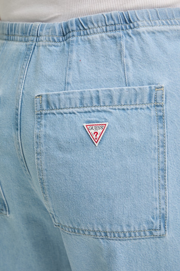 Guess Jeans nohavice dámske modrá W6GA2J.D7902
