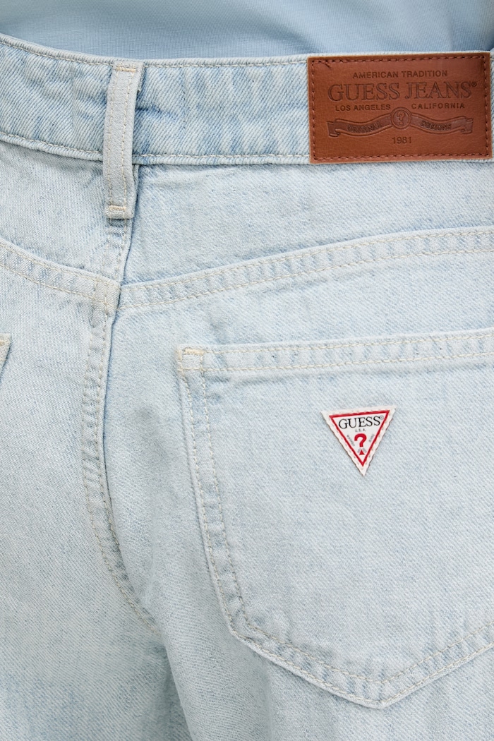 Guess Jeans Τζιν φαρδιάς γραμμής Γυναικεία μπλε W6GA2T.D6534